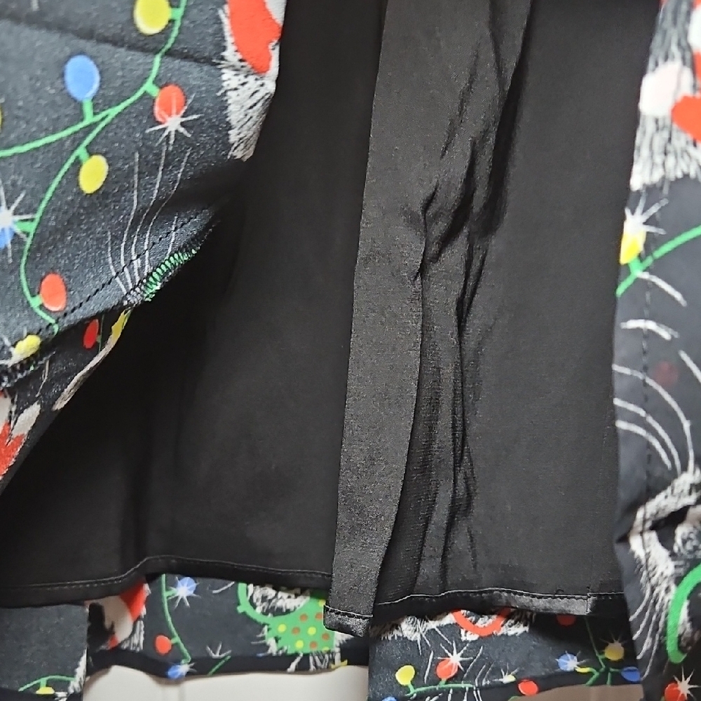 Modcloth Stay Sassy Holiday Kitties Skirt - Picture 7 of 13